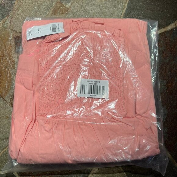 Abercrombie & Fitch Smocked Poplin Maxi Dress (BNWT) - Picture 3 of 4